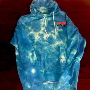 Tie Dye Blue Hoodie